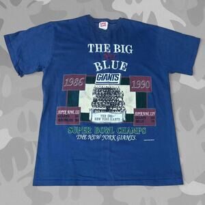 Vintage 1993 New York Giants Super Bowl Champs Tee Size L